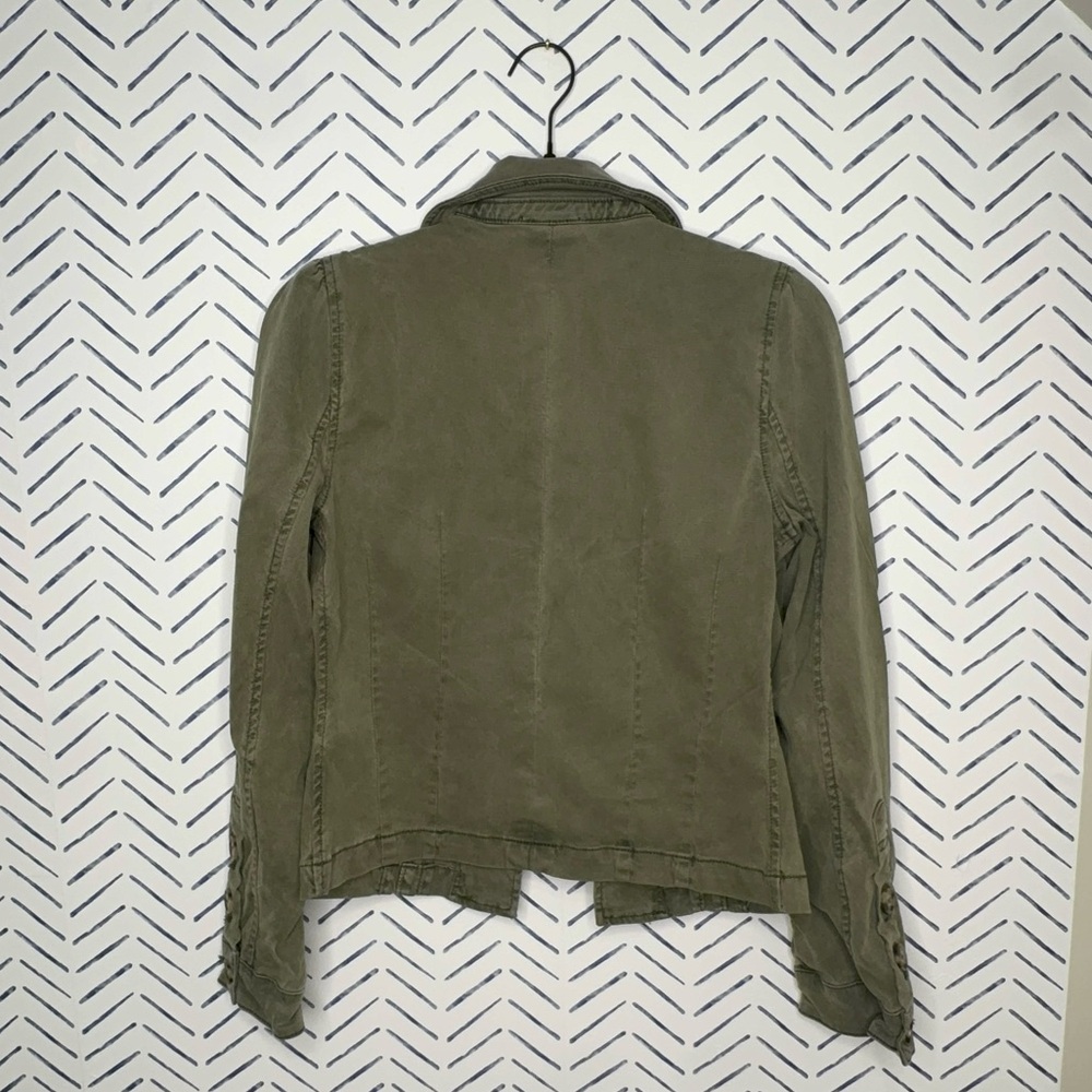 PAIGE Pacey Jacket Military Jacket Size Small Olive Green - Picture 7 of 14